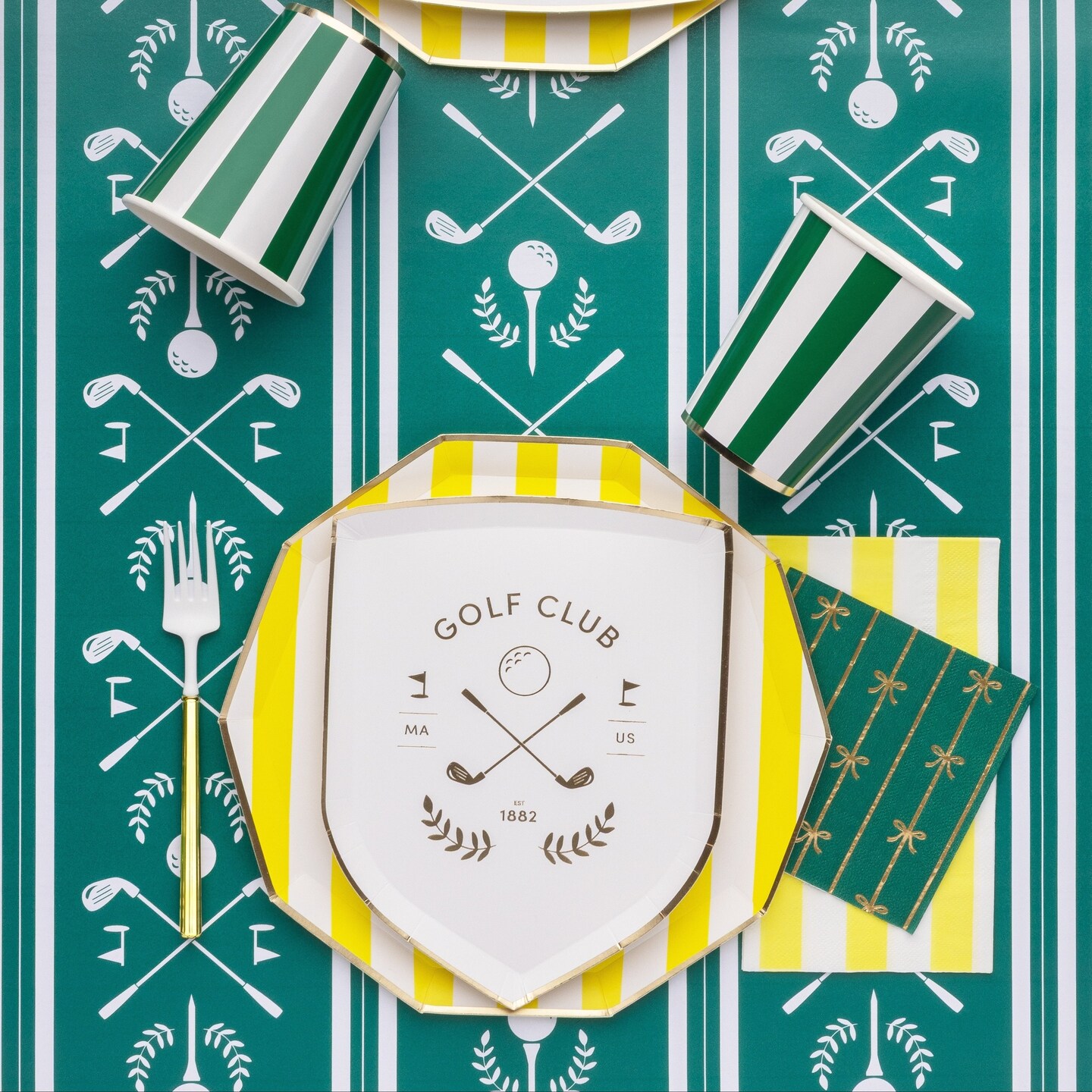 LE GOLF TABLE RUNNER