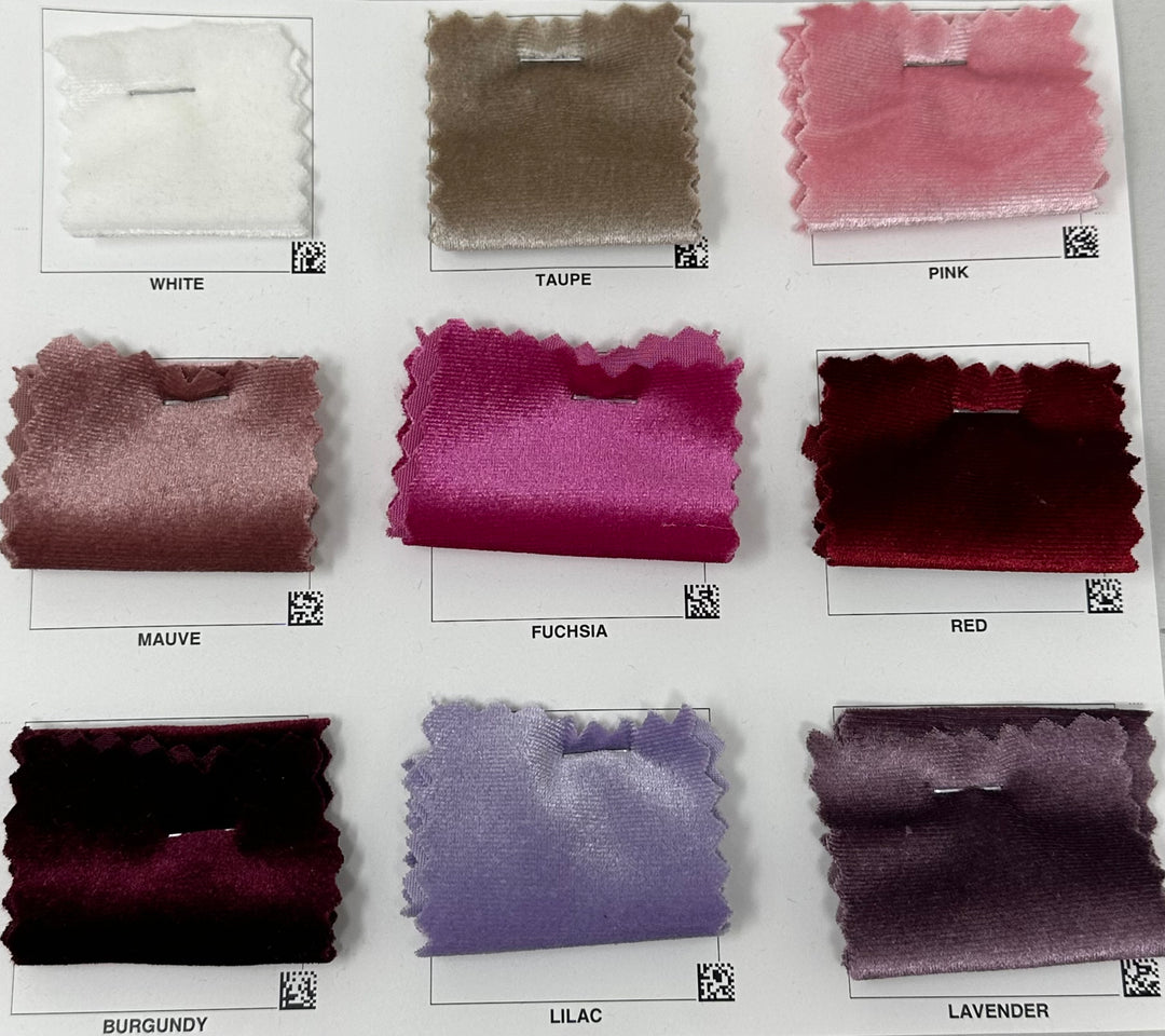 1 Yard Velvet Stretch Solid Fabric Soft Shiny Knit Flexible 58&#x22;-60&#x22; Width