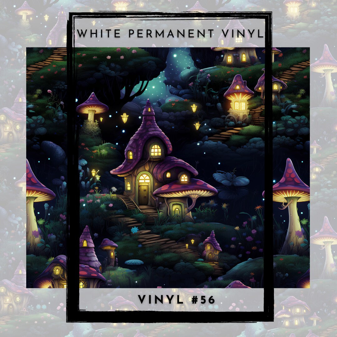 #56 -Mystical Fairy Garden- 12x12 Pattern Vinyl