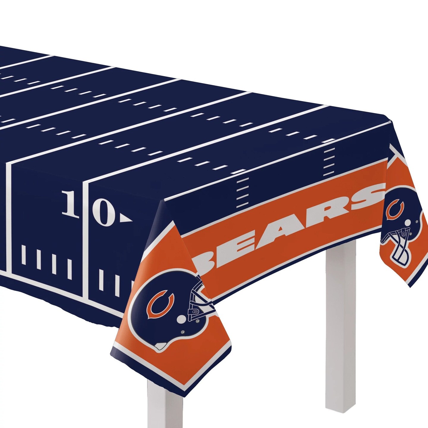 Chicago Bears Plastic Table Cover - 54&#x22; x 96&#x22;