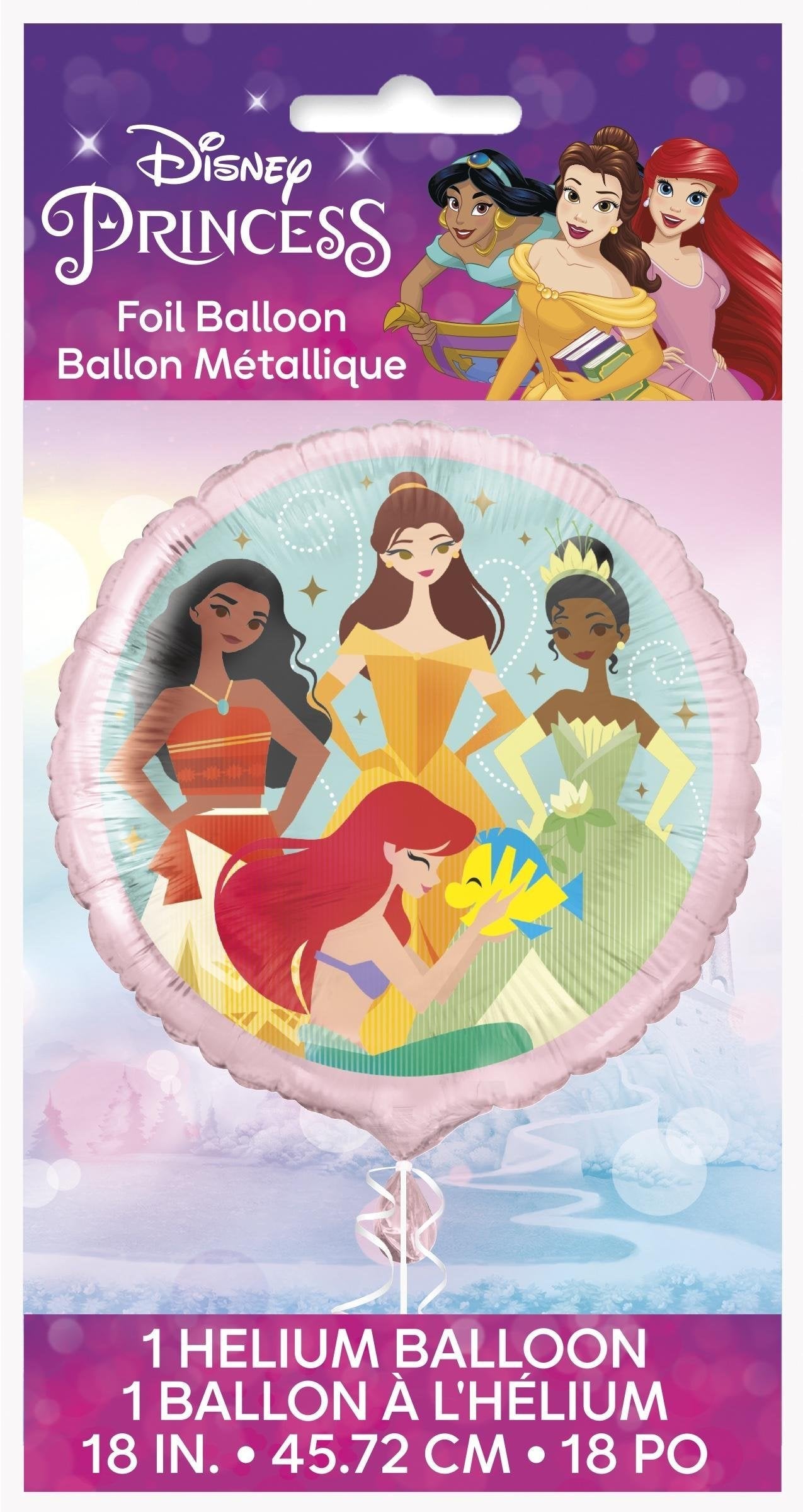 Disney Princess Round Foil Balloon - 18&#x22;