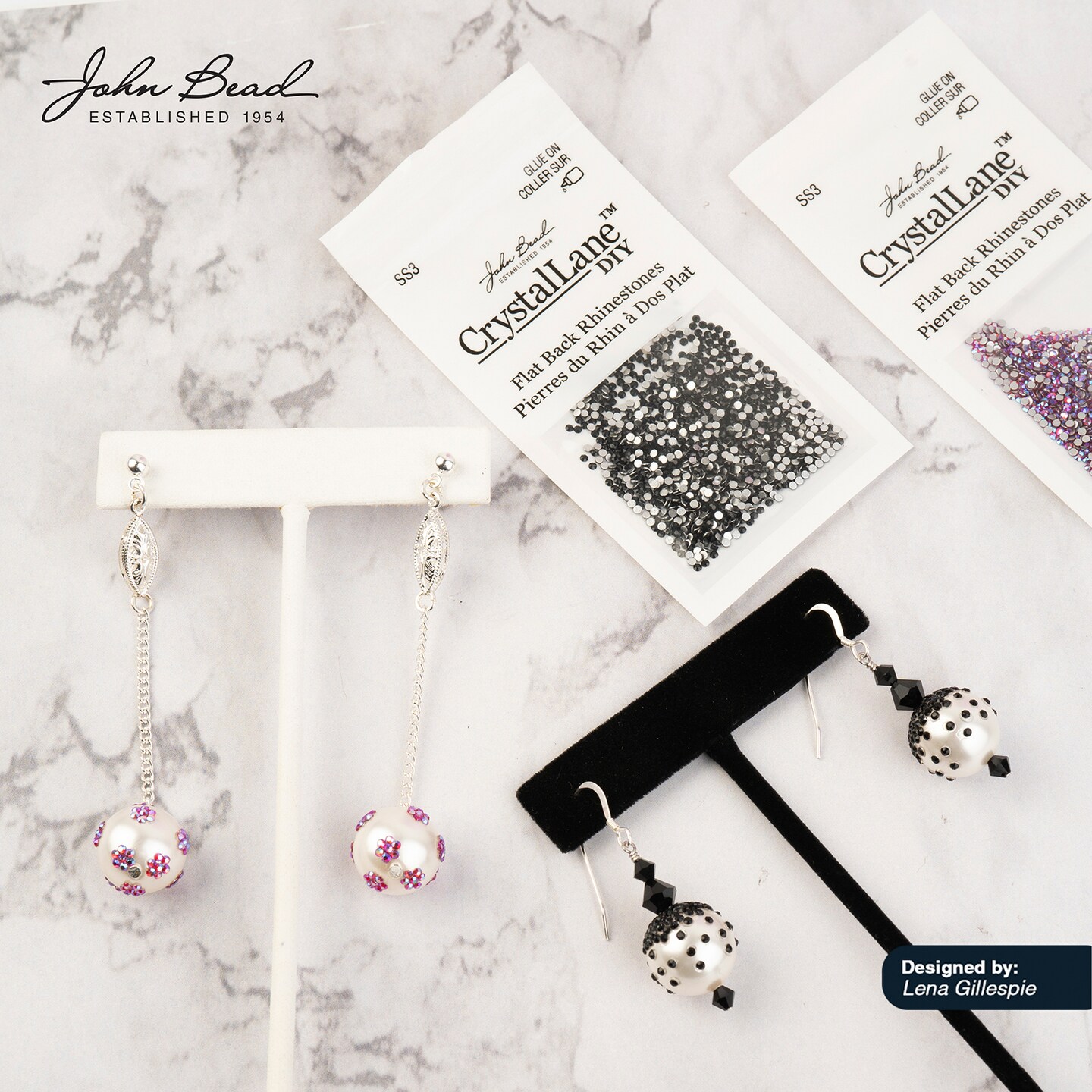 Crystal Lane DIY SS3 Glass Flatback Rhinestones, 1440pcs