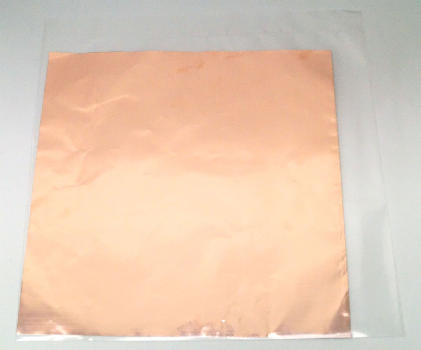 Stained Glass Foil Adhesive Backed Copper Sheet 12"x12" 2pk.for All Glass Work