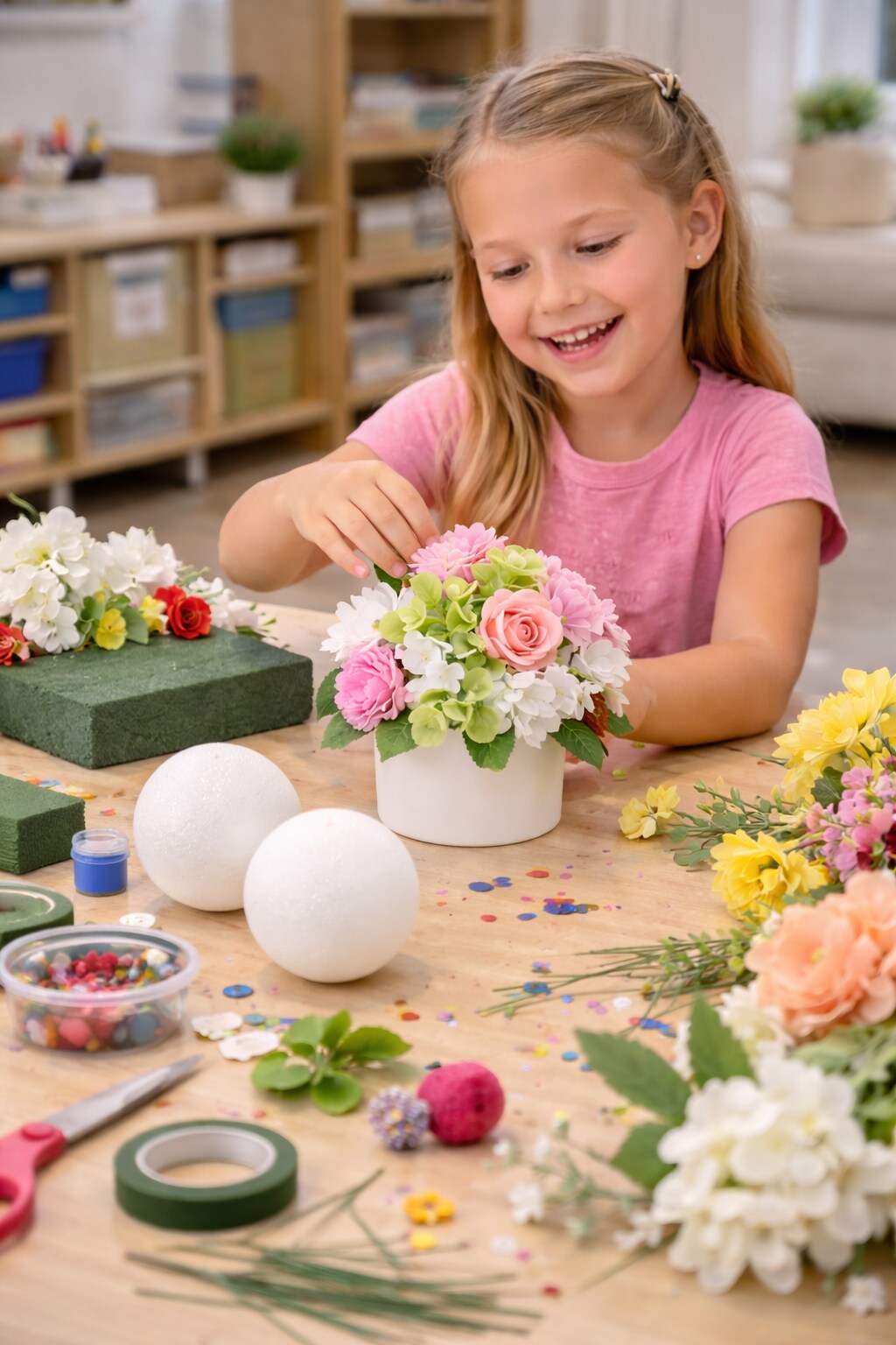 3" Styrofoam Craft Ball – Smooth White Foam Ball for DIY Projects & Classroom Crafts (1/pk)