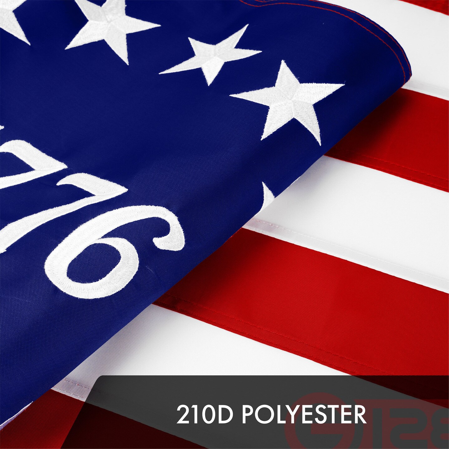 G128 Betsy Ross 1776 Flag | 1x1.5 Ft | ToughWeave Series Embroidered 300D Polyester | Historical Flag, Embroidered Design, Indoor/Outdoor, Brass Grommets