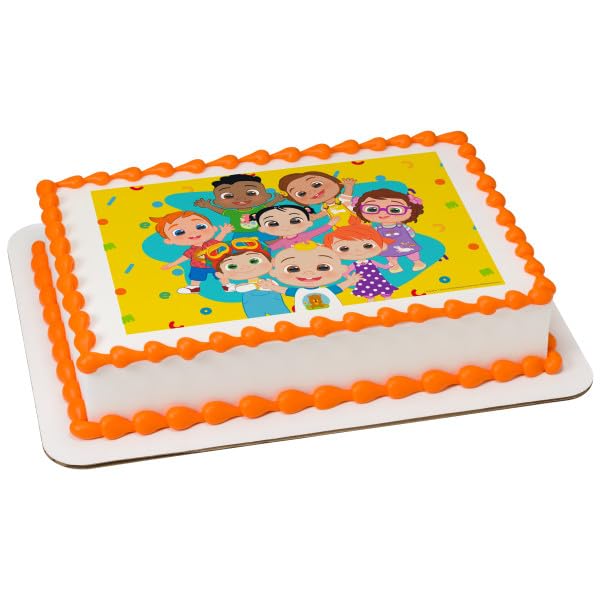 CoComelon Fun Day PhotoCake® Edible Cake Topper Icing Image for 1/4 Sheet cake or larger