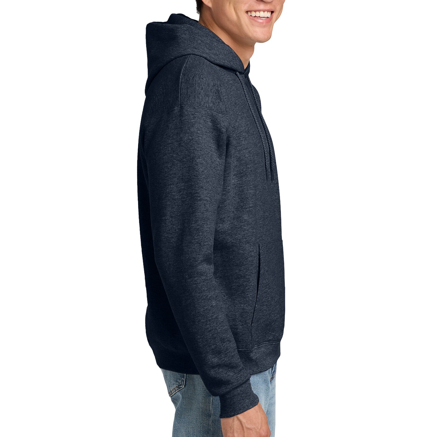 Hanes Men's Ecosmart Fleece Hooded Sweatshirt, Ideal for Cricut & Embroidery
