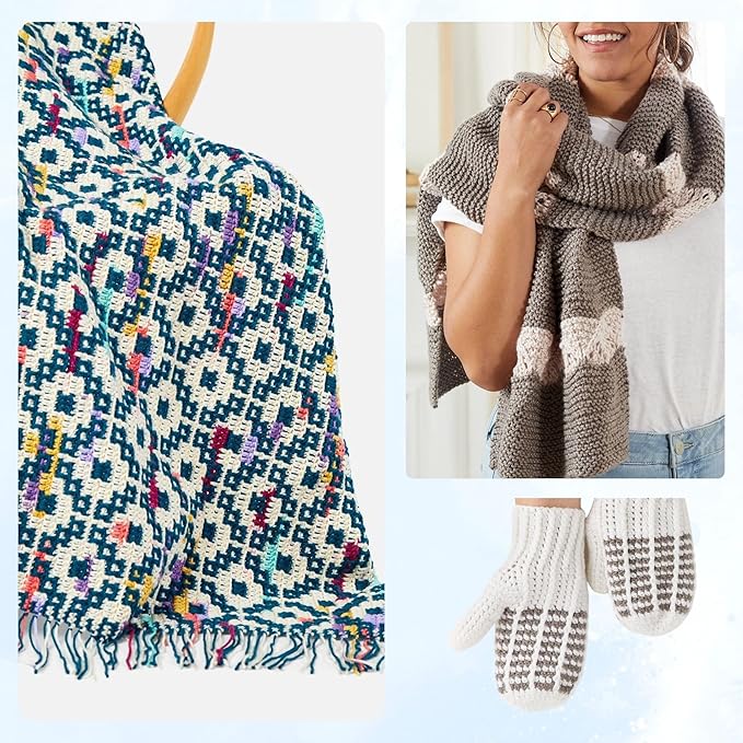 Everyday Anti-Pilling Solid Meadow DN100-87 (3-Skeins - Same Dye Lot) #4 Worsted Weight Acrylic Yarn for Crocheting and Knitting with Project Bag