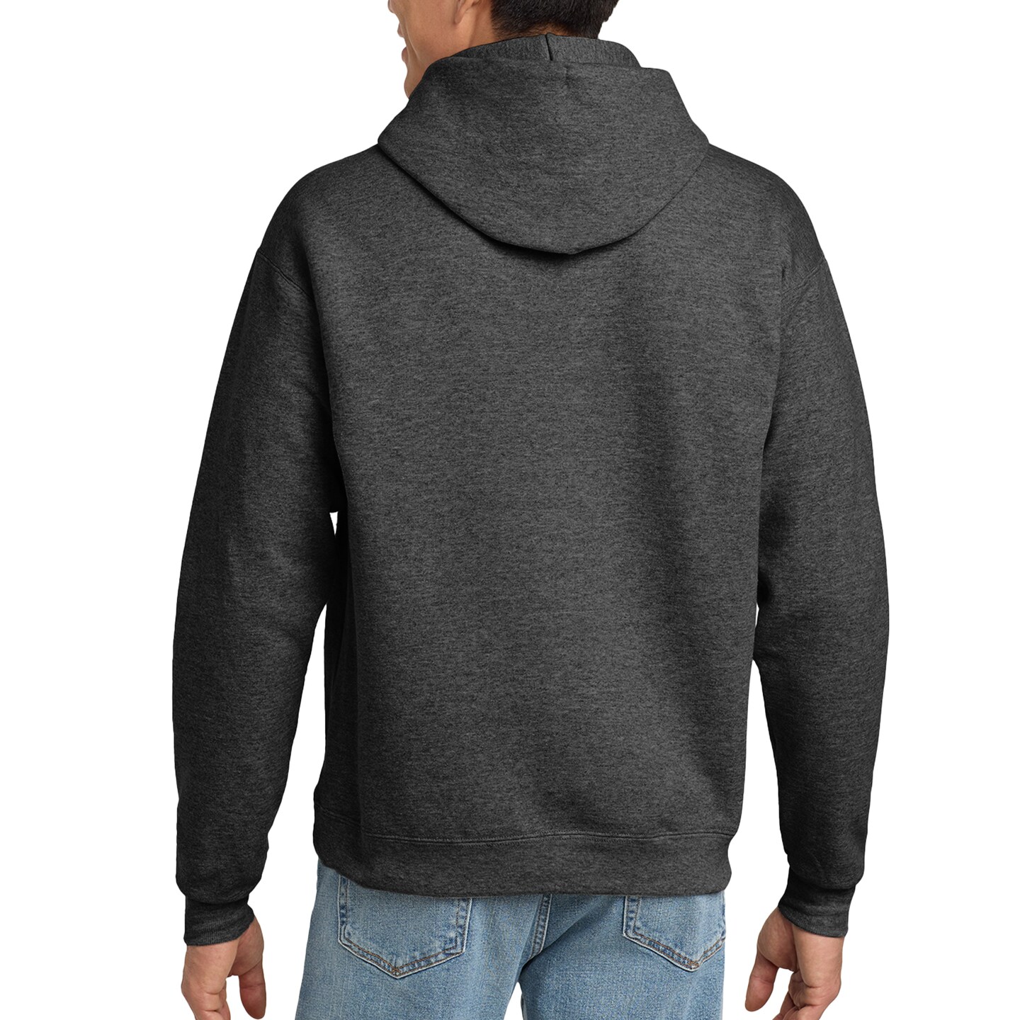 Hanes Men's Ecosmart Fleece Hooded Sweatshirt, Ideal for Cricut & Embroidery