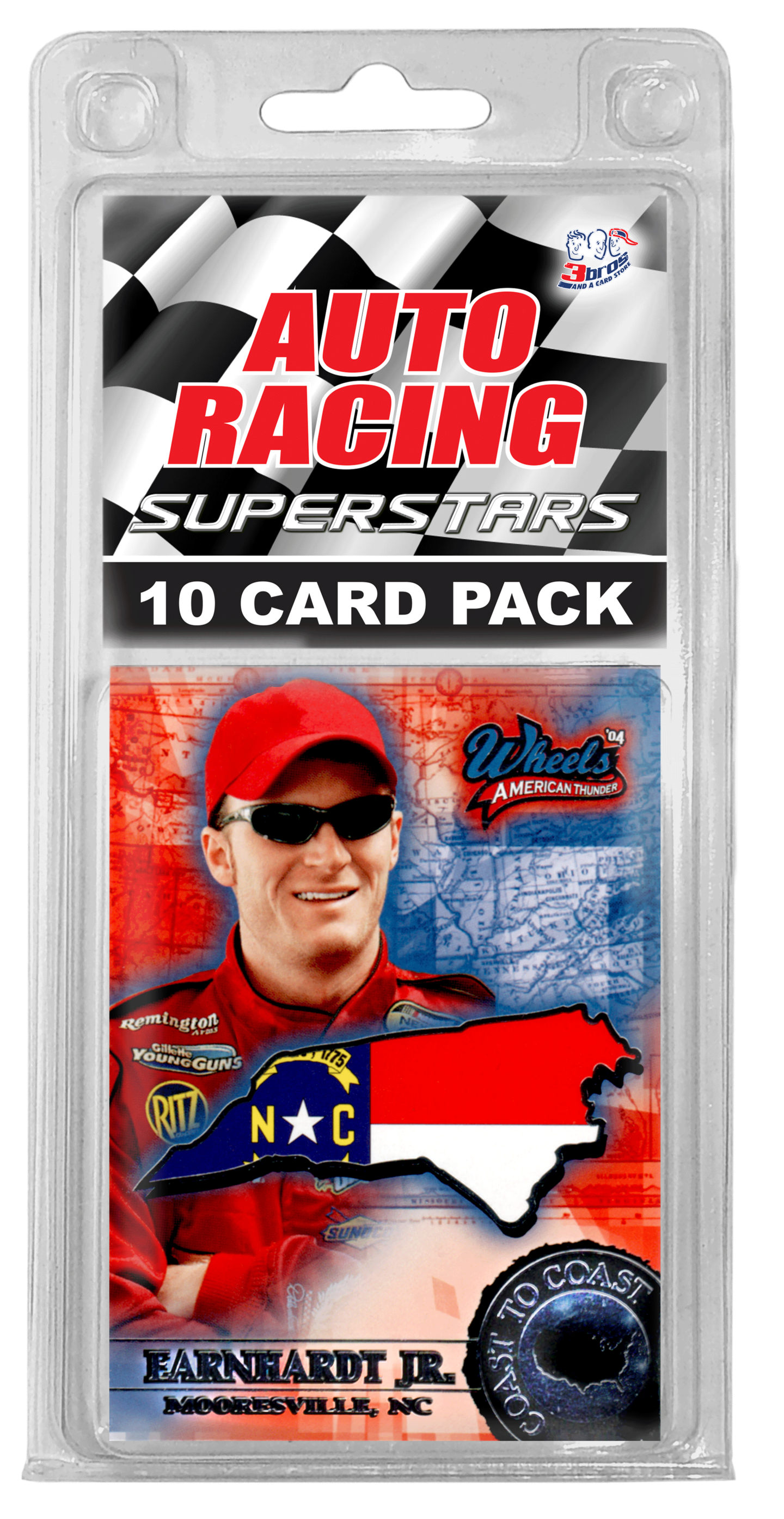 10-Card Auto Racing Mix Lots