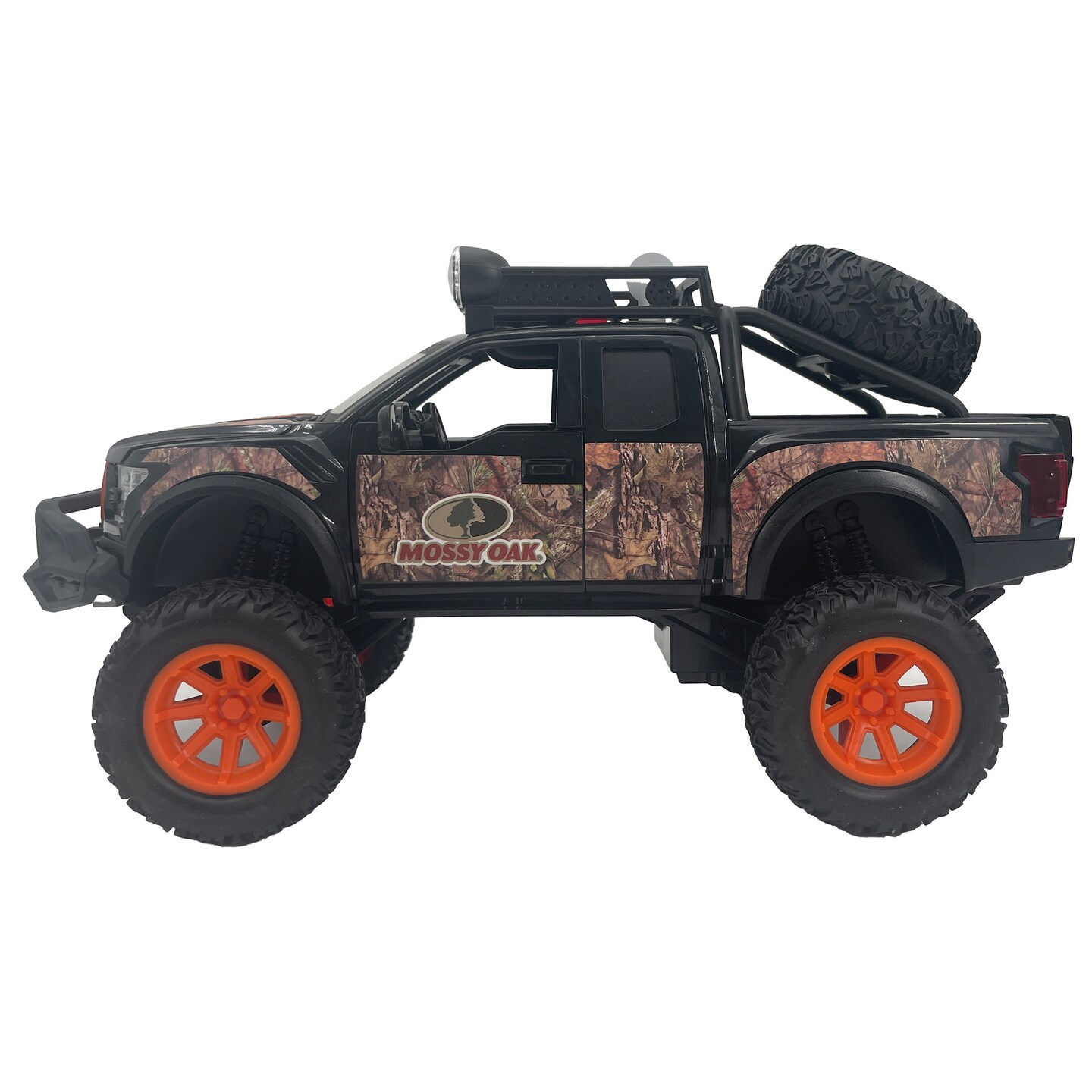 Mossy Oak: Friction Trail Truck - 1:14 Scale, Battery Multi-Color Lights &#x26; Sound, 4WD Off-Road Toy Vehicle, Friction Powered Movement, Kids Ages 3+