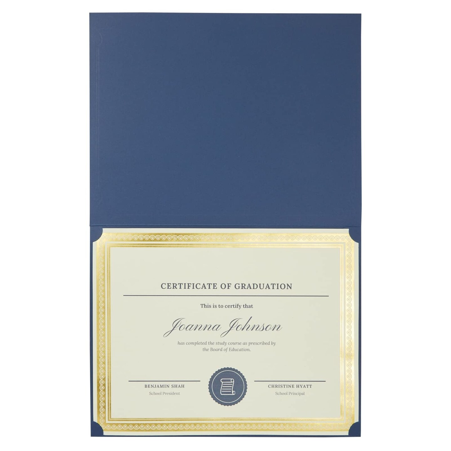Best Paper Greetings - Bulk Certificate Holders for Graduation, Diploma, Employee Appreciation, Certifications (fits 8.5 x 11) - Pack of 12