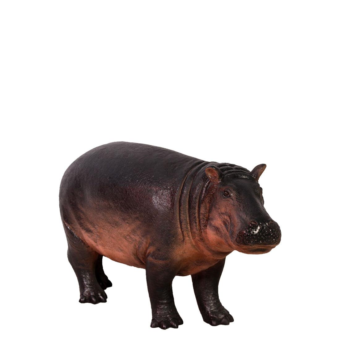 Baby Hippo Life Size Statue