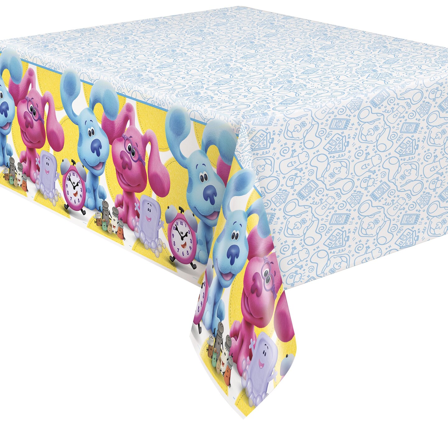 Blue&#x27;s Clues Rectangular Plastic Table Cover  - 54&#x22; x 84&#x22;