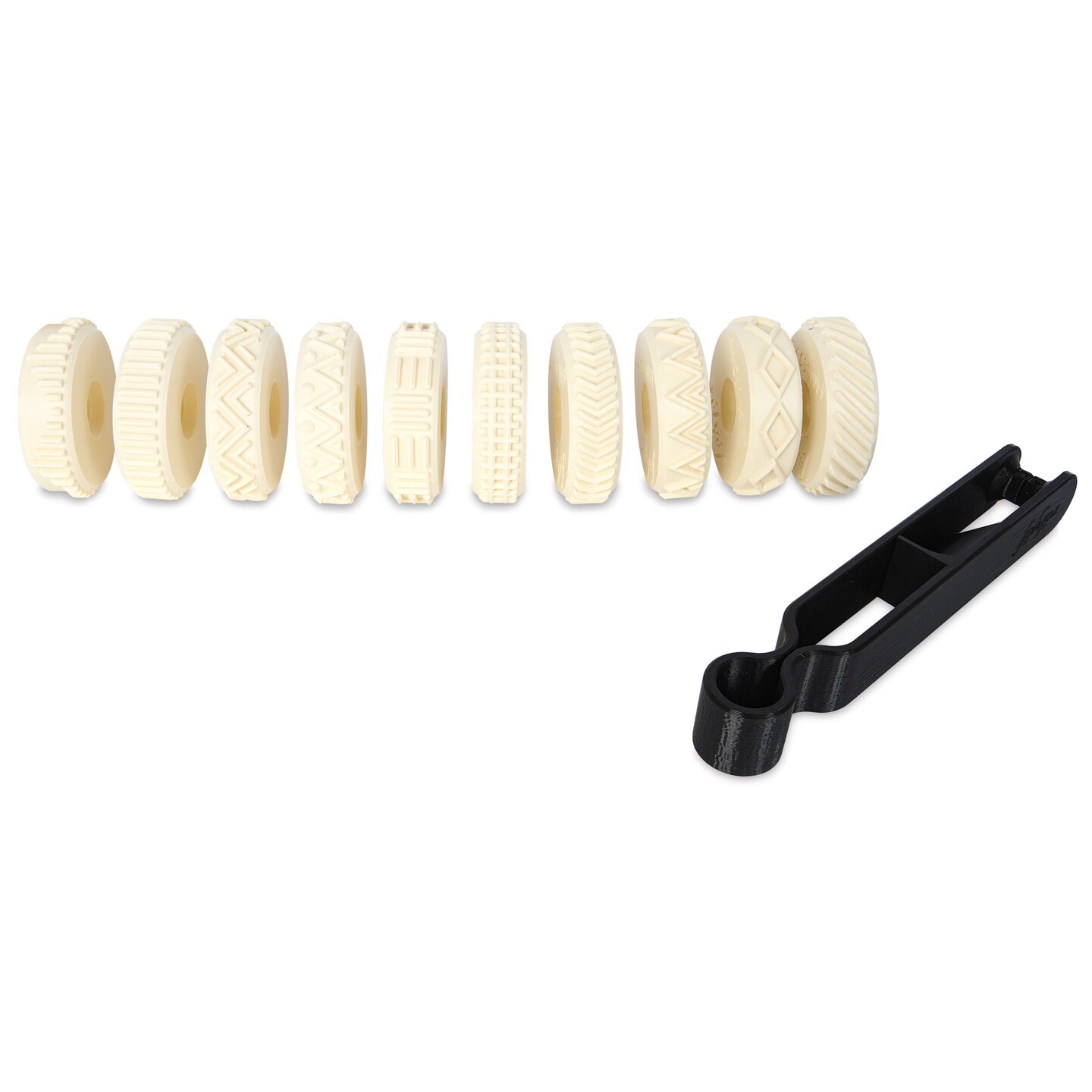 Spectrum Stamp Rollers - Embossed Lines, Set of 11