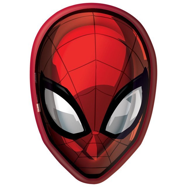 Spider-Man Webbed Wonder 7&#x22; Shaped Plates - 8ct