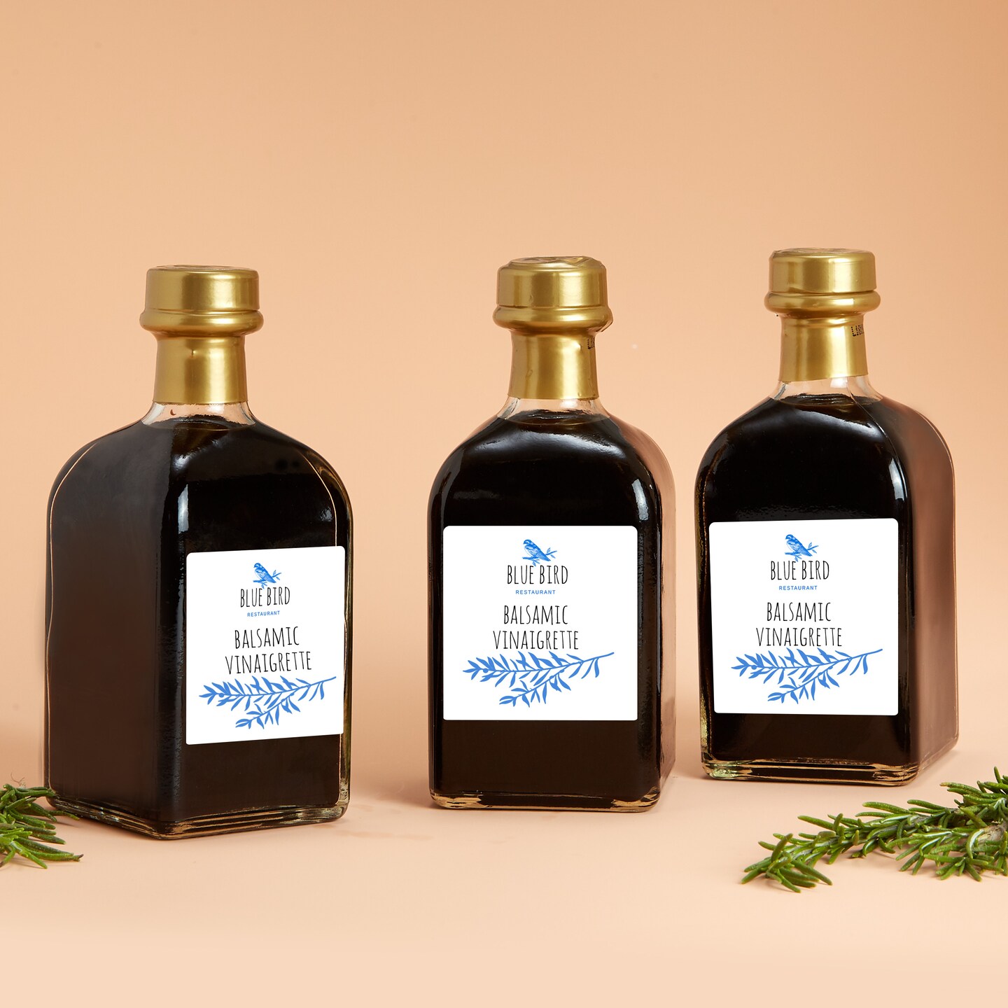 Avery Durable Waterproof Square Labels with Sure Feed, 4" x 4"