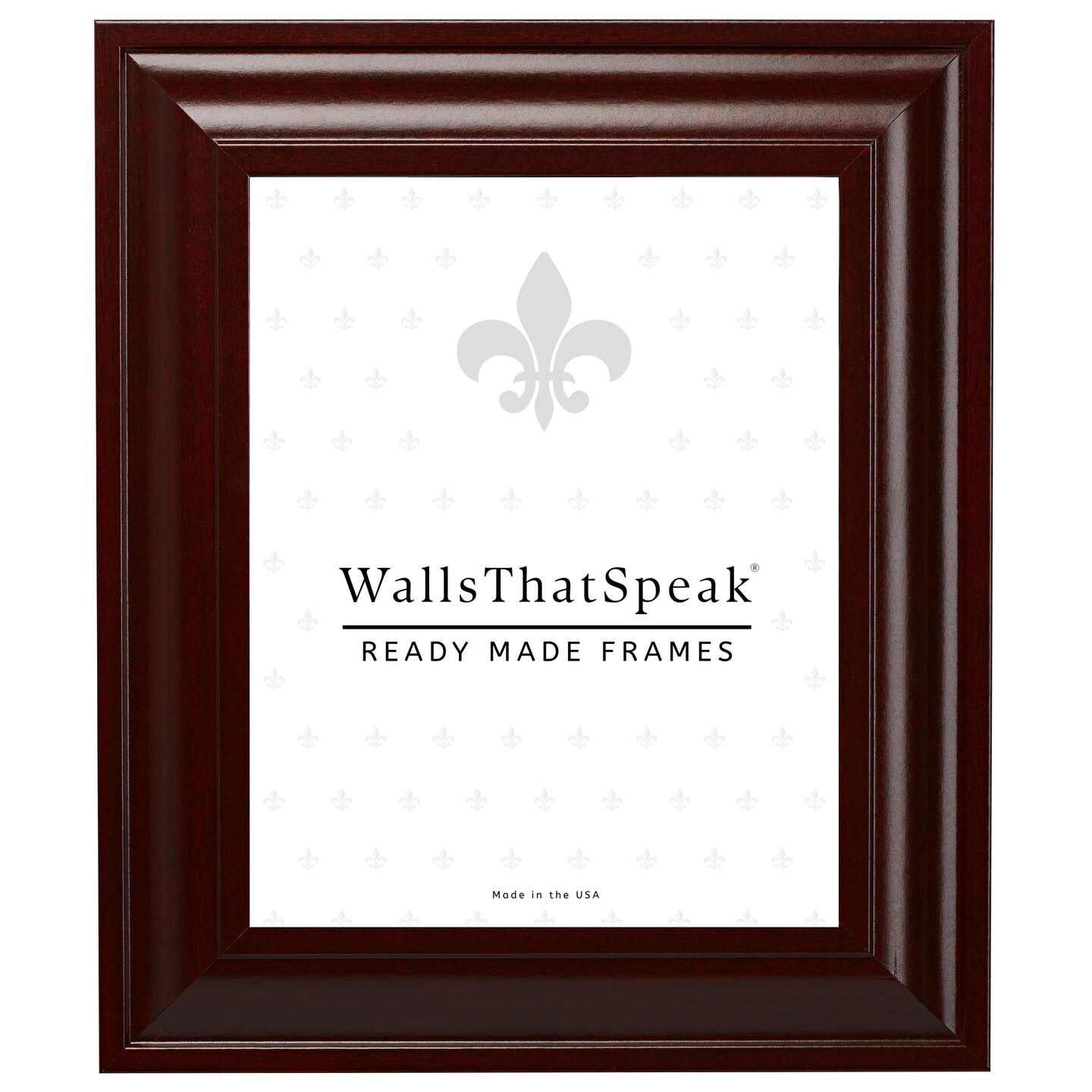 Upscale 2", Dark Mahogany Picture Frame by wallsthatspeak