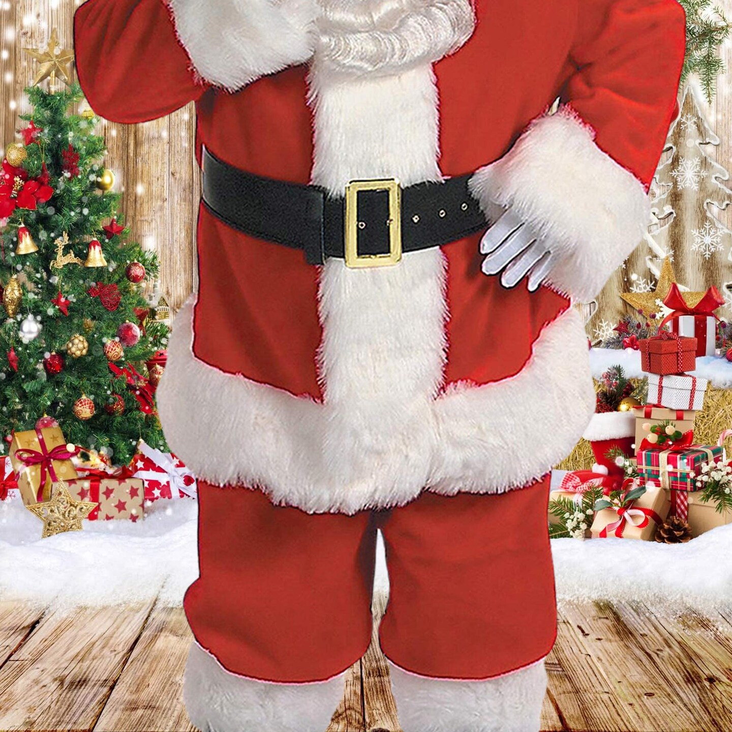 Professional Santa Suit Deluxe Plush Coat & Pants | Michaels