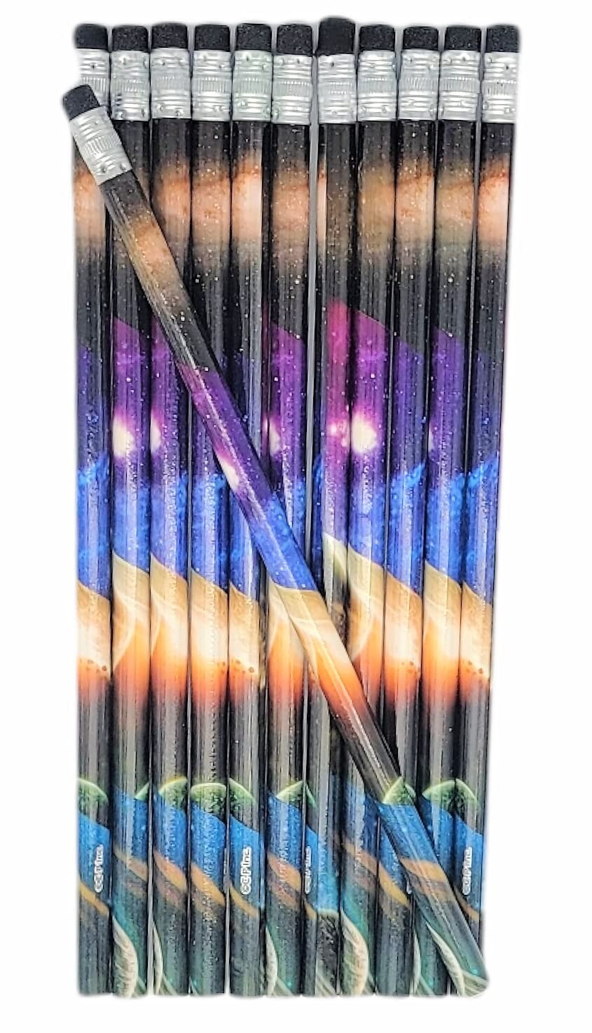 Space Pencils Include 12 Units