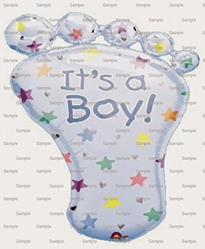1/4 Sheet Cake - Baby Shower It's A Boy - Edible Cake Or Cupcake Topper - D9098