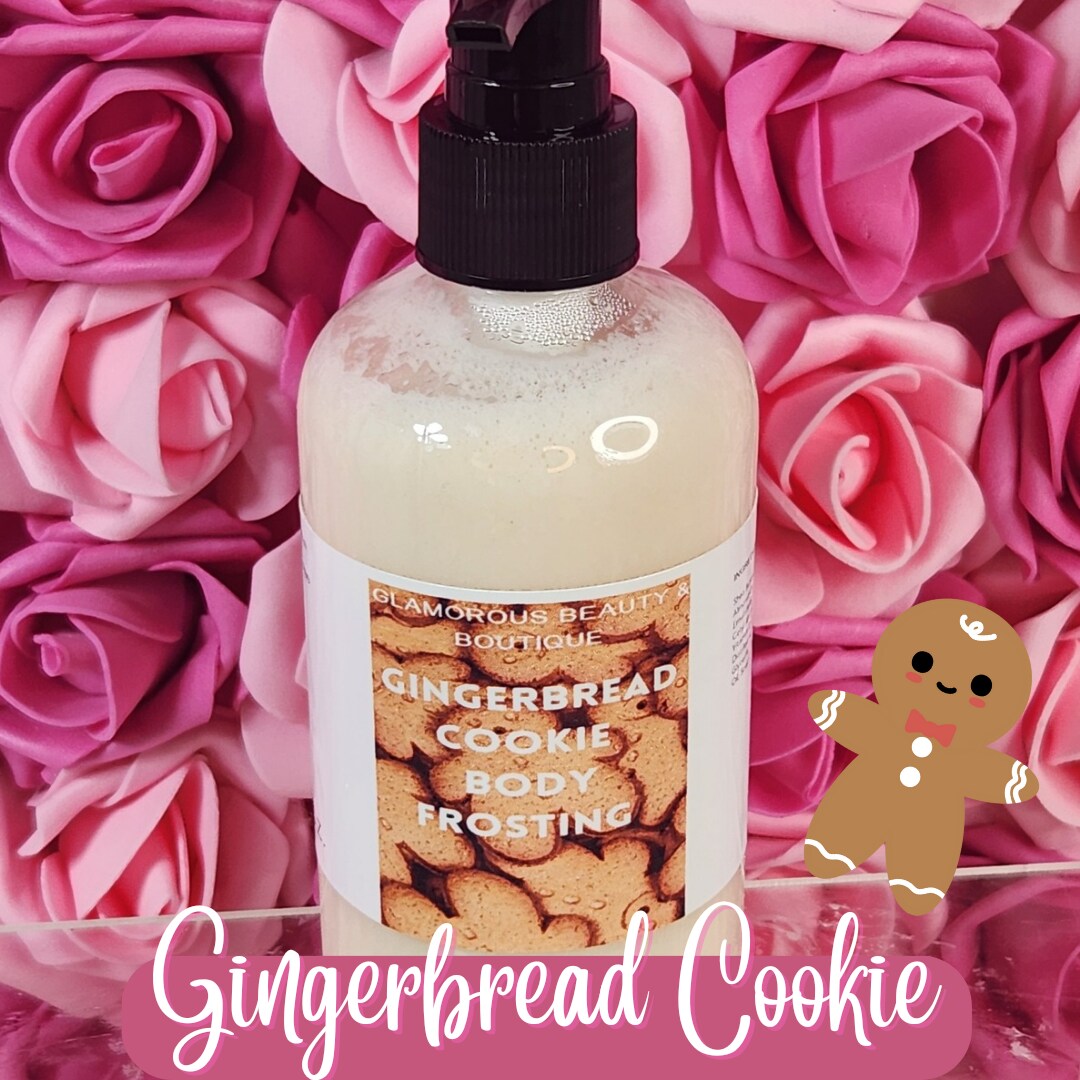 Gingerbread Cookie Whipped Shea Butter Moisturizer. Handmade