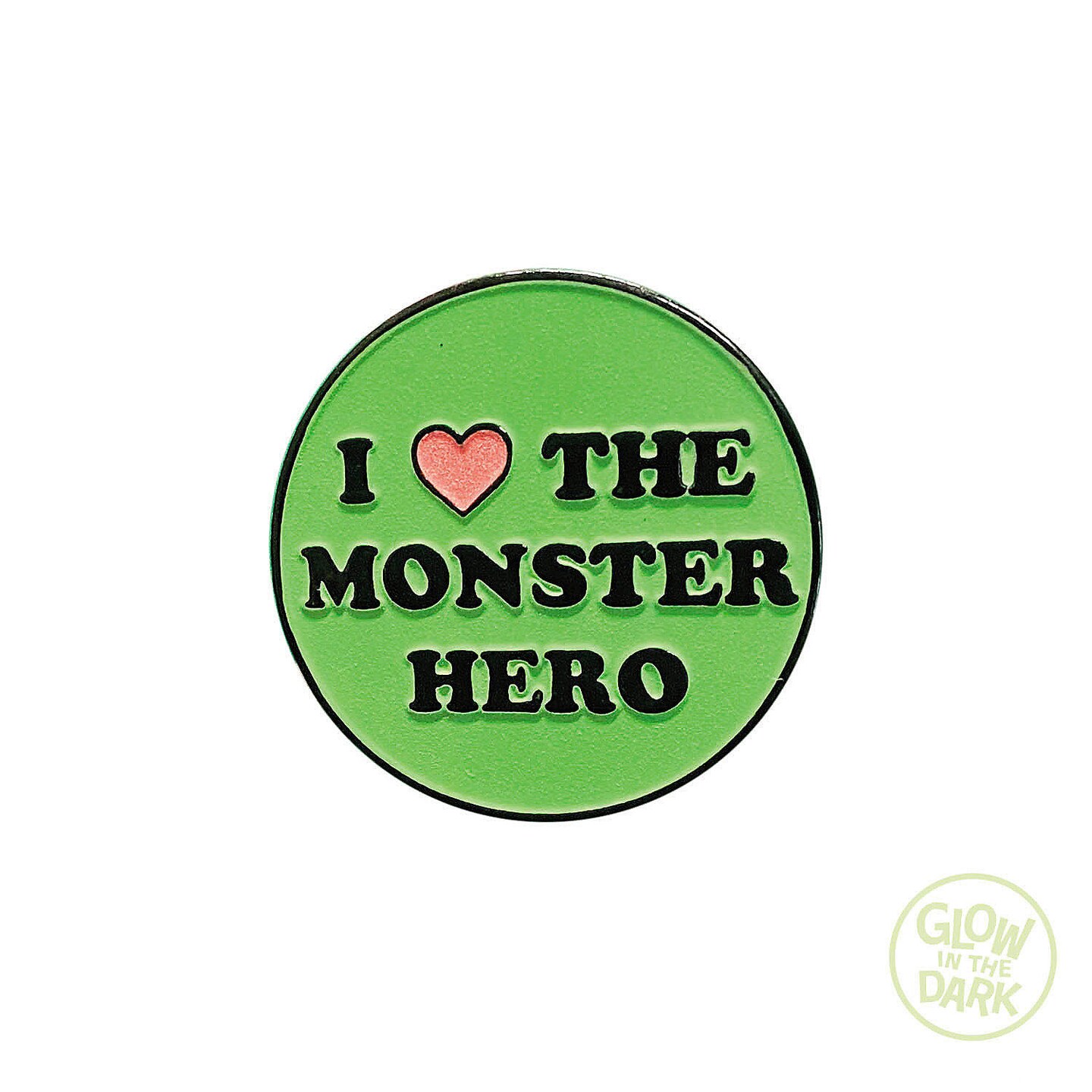 The Toxic Avenger I Love the Monster Hero Full-Color Enamel Pin 1 3/4&#x22;