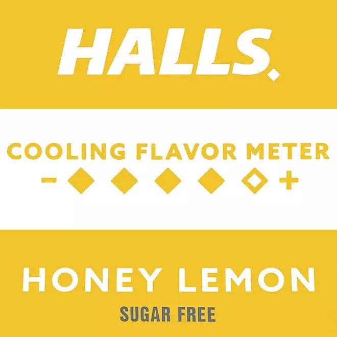 Halls Relief Honey Lemon Sugar-Free Cough Drops Value Pack 180 ct