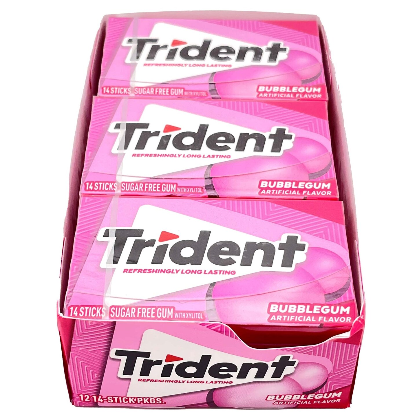Mondelez Trident Val Pack Bbl Gum 12Ct