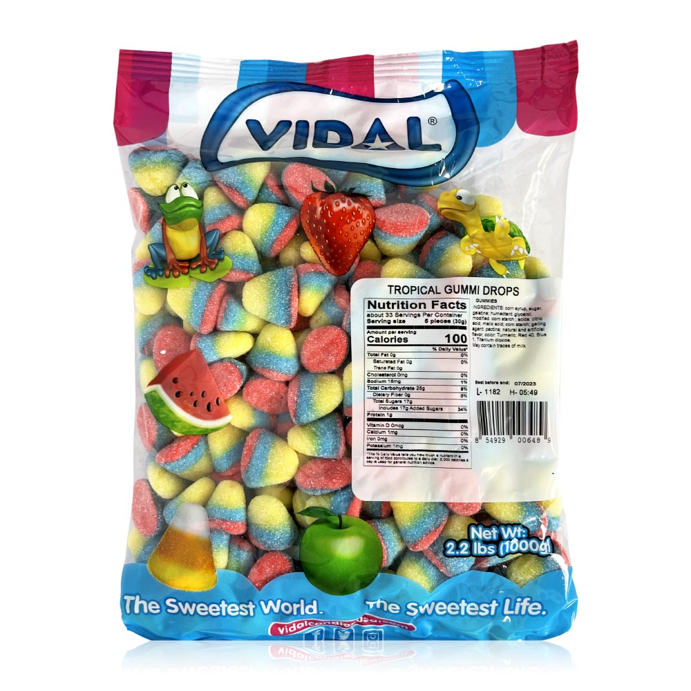 Vidal Tropical Gummi Drops 2.2lb