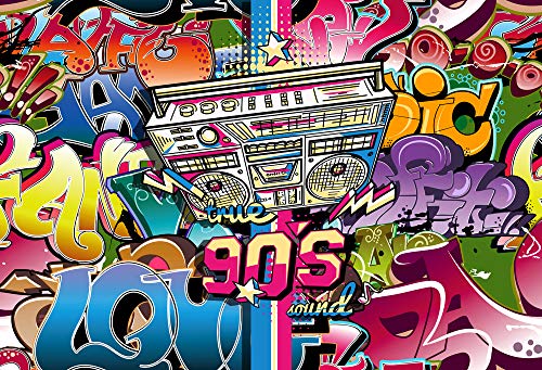 90&#x27;s Music Edible Cake Topper-1/4 Sheet
