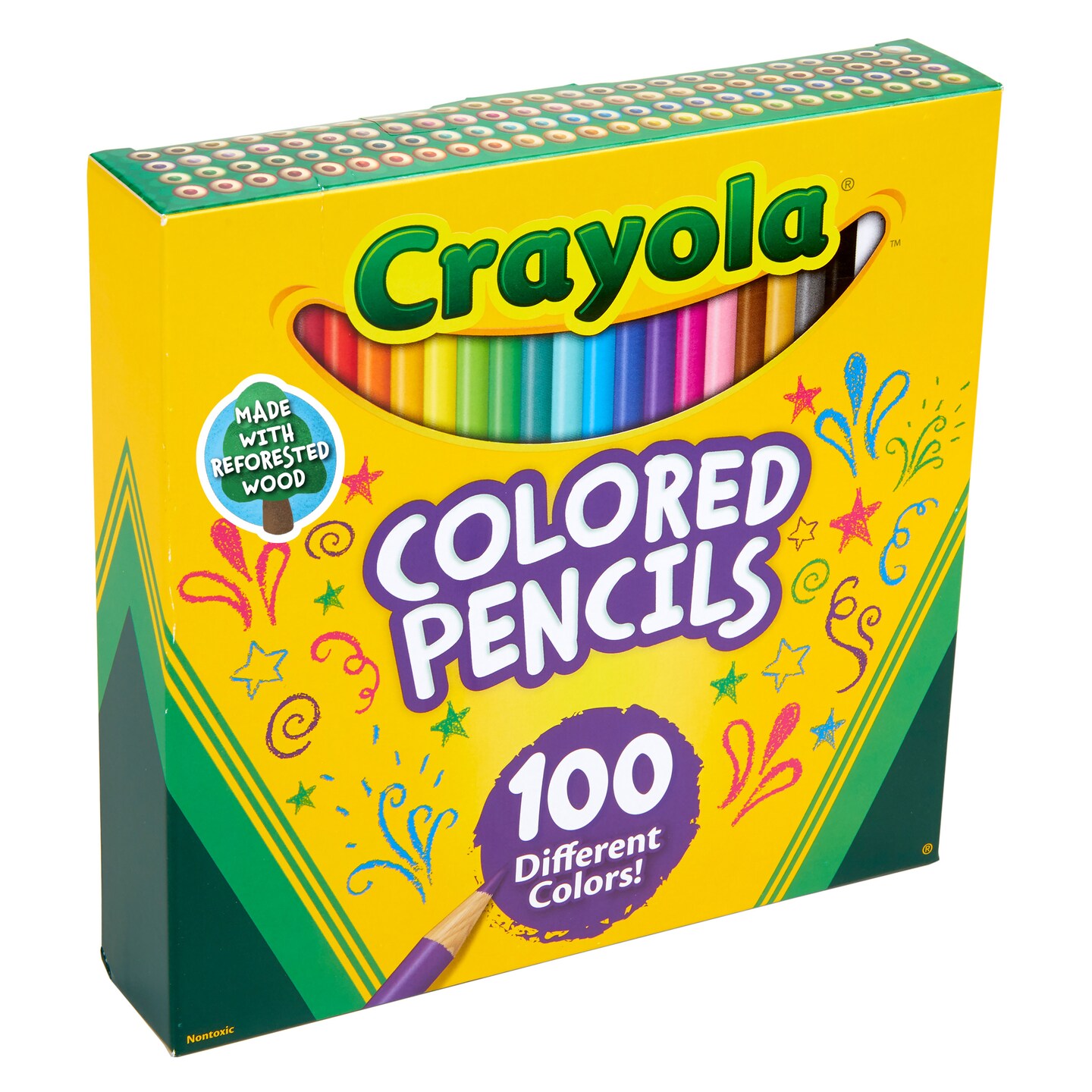 Crayola Colored Pencil Set, 100-Colors