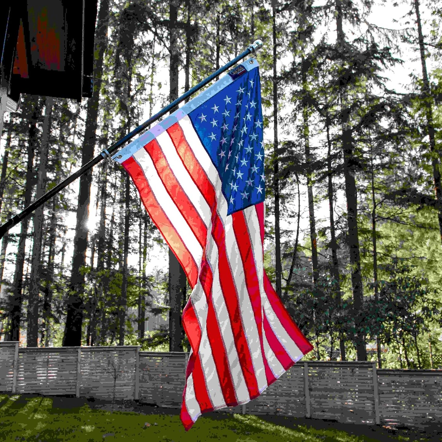 4&#x2019; x 6&#x2019; Elizabeth Ross American Flag with Embroidered Stars