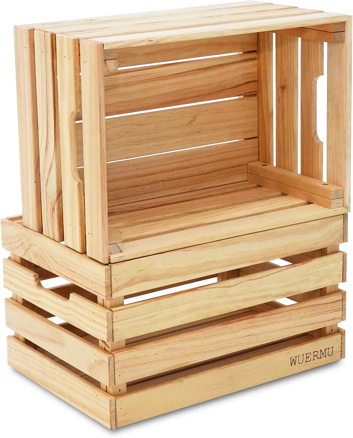 Wooden Crates are Suitable for Storage, Milk Crates, Wine Crates, toy Crates, Display and Decoration, Camping, and Other Purposes. They are Sturdy and Durable
