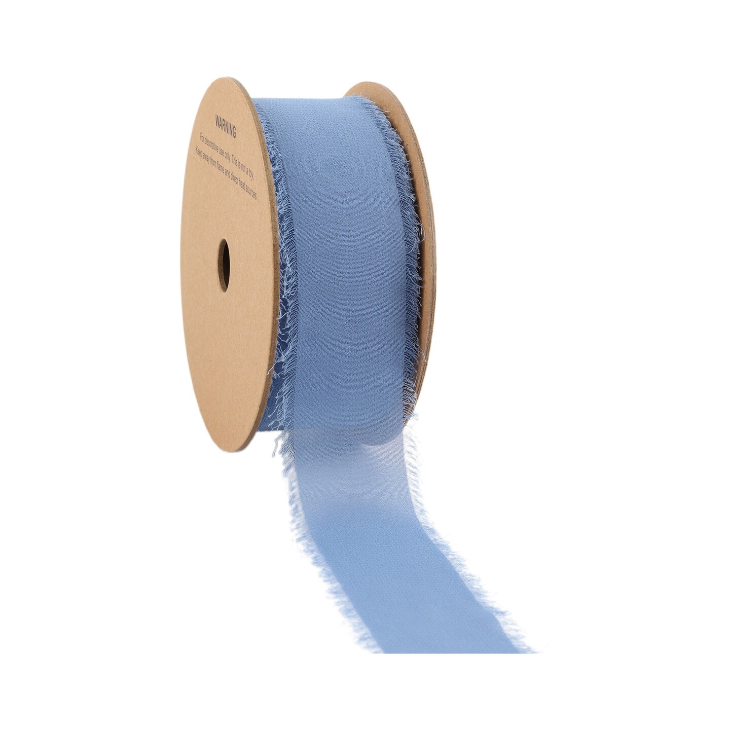 LaRibbons 1 1/2" Frayed Edge Chiffon Ribbon | 10 Yard Roll