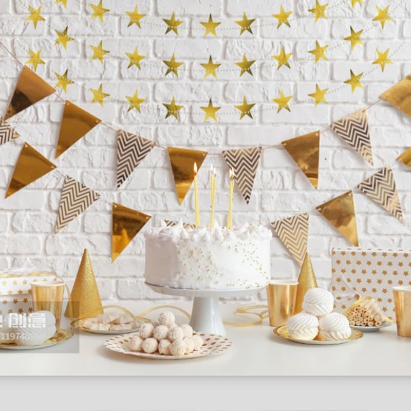 Glitter Star Garland Banner Party Decoration