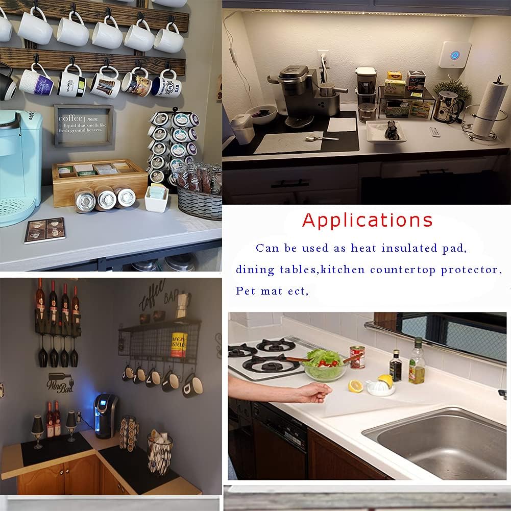 Flexible Silicone Placemat Non Slip Waterproof Heat Resistant Dinner Table Grey 1 pcs