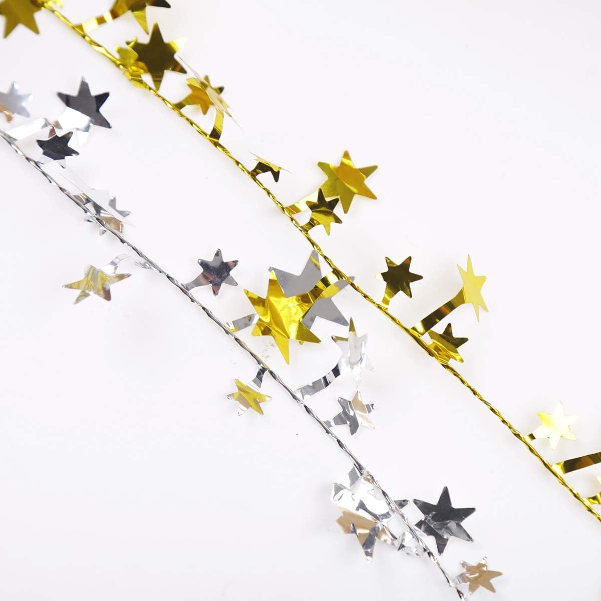 Christmas Star Wire Garland Party Decorations