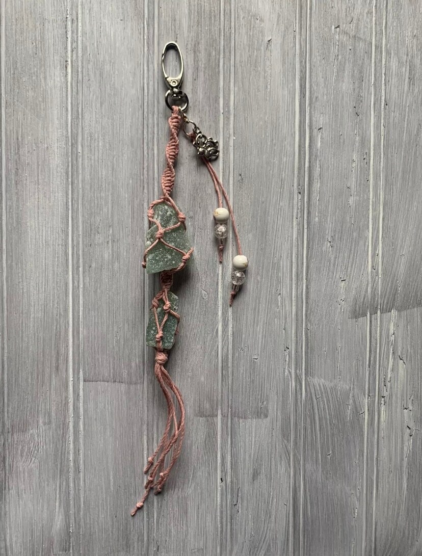 Macrame Crystal Keychain MakerPlace by Michaels