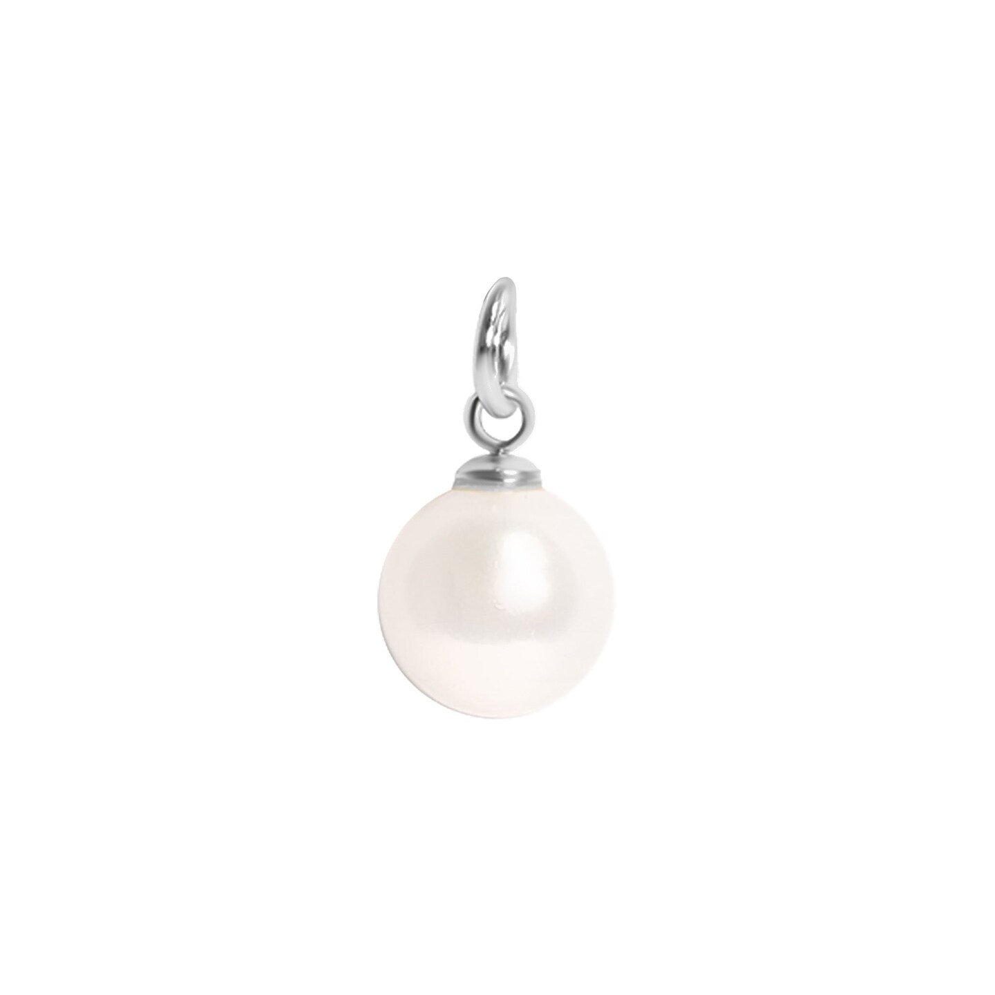 8mm Glass Pearl Charms | Jewelry Making Supplies | DIY Earring & Necklace Charms | Wholesale Pearl Charms | Bulk Craft Supplies