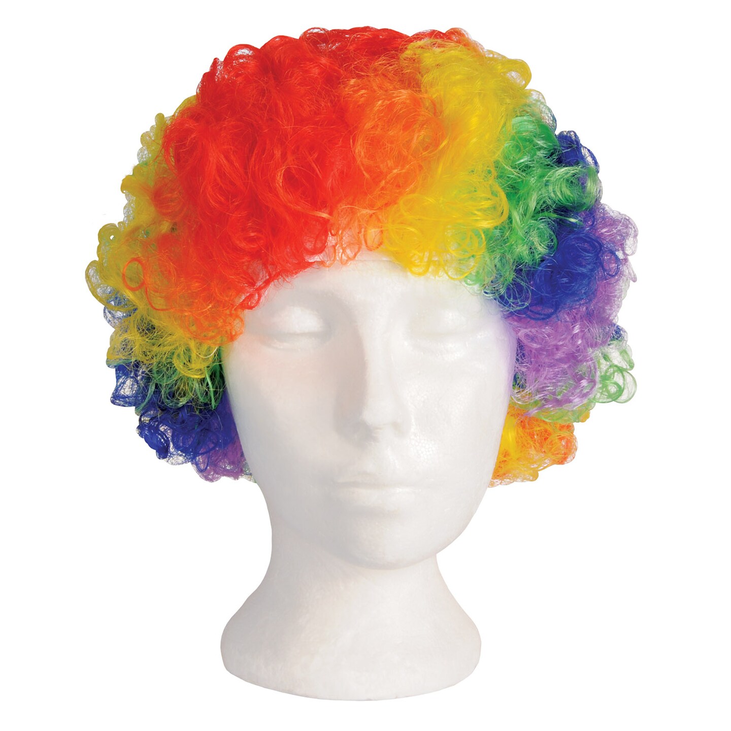 Beistle Rainbow Clown Wig - 12 Pack