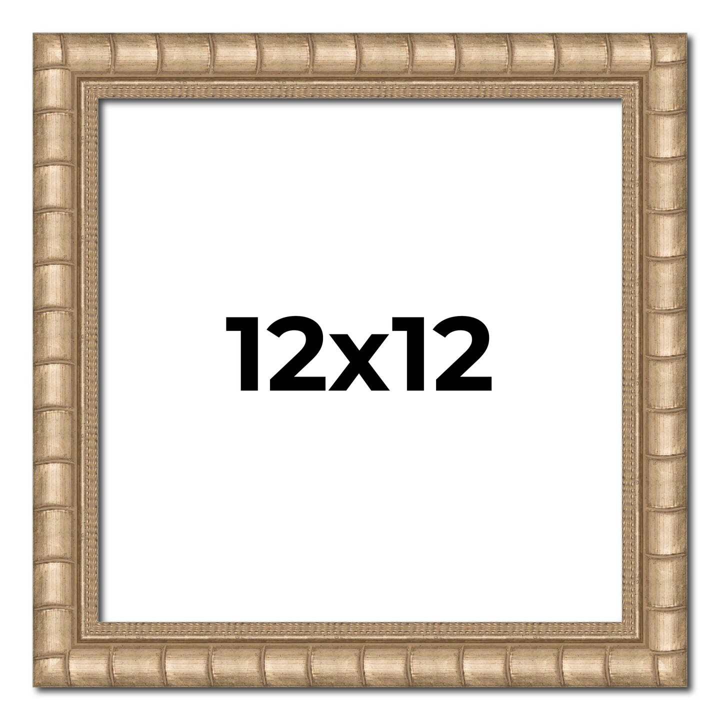 12x12 Modern Bamboo Picture Frame with UV-Resistant Acrylic & Acid