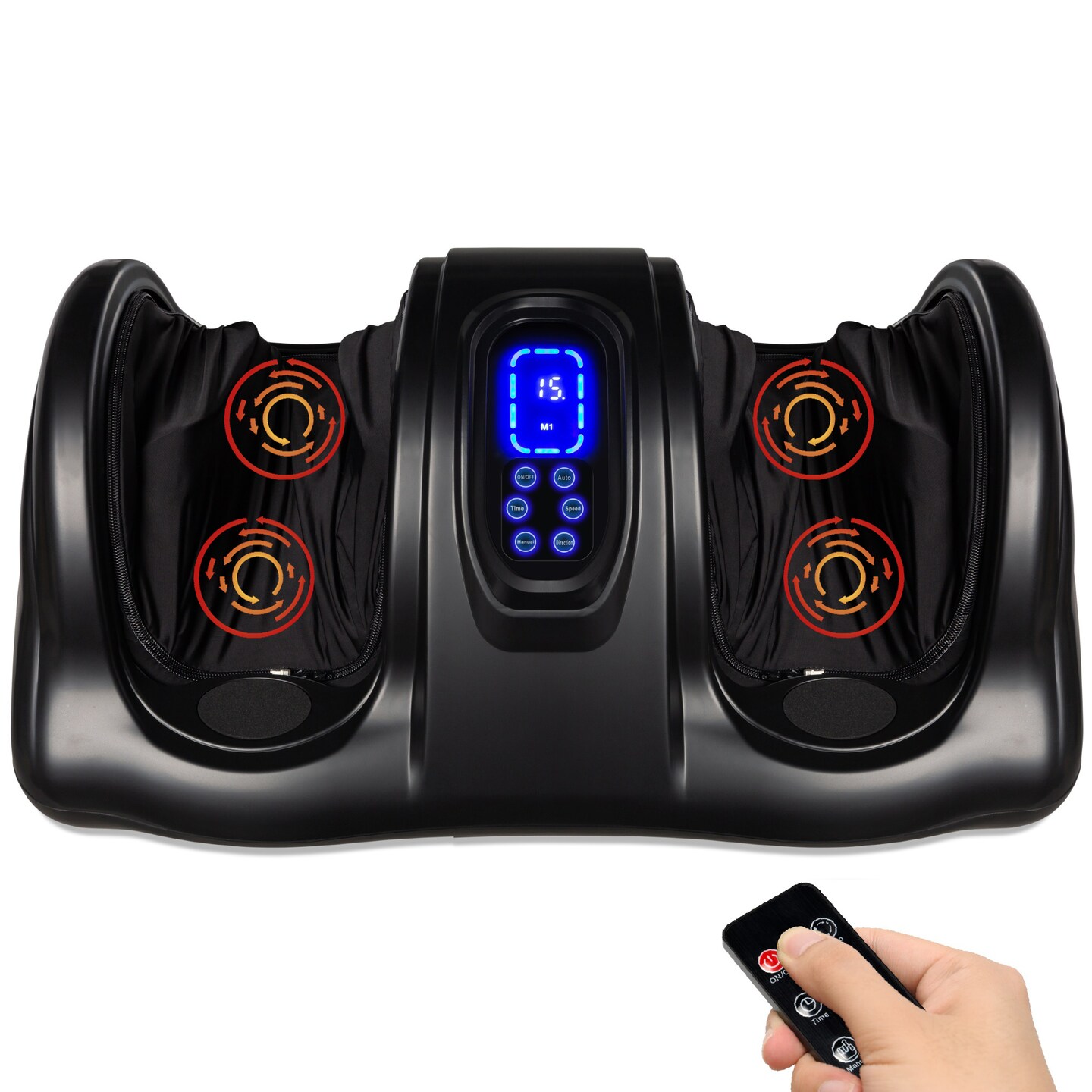 Best Choice Products Therapeutic Kneading &#x26; Rolling Shiatsu Foot Massager w/ High Intensity Rollers, Remote