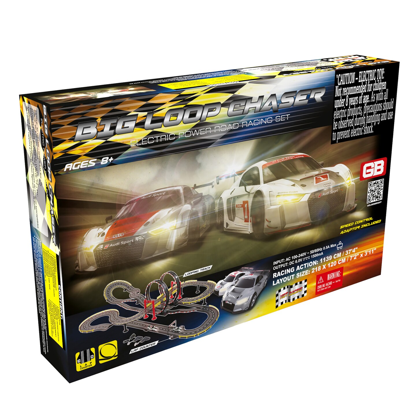 Big Loop Chaser Road Racing Set- Electric Powered