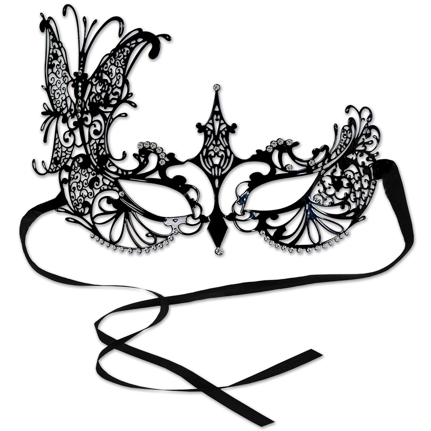 Beistle Metal Filigree Masquerade Mask - 6 Pack