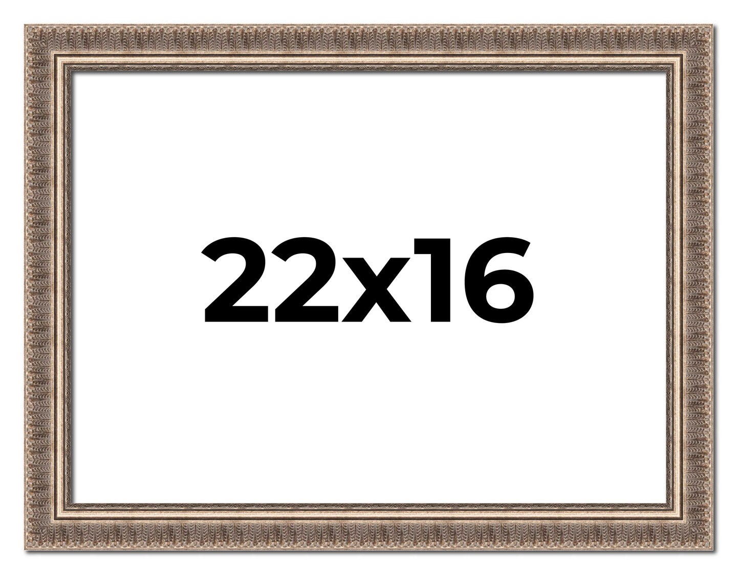 16x22 Ornate Picture Frame with UV-Resistant Acrylic & Acid Free