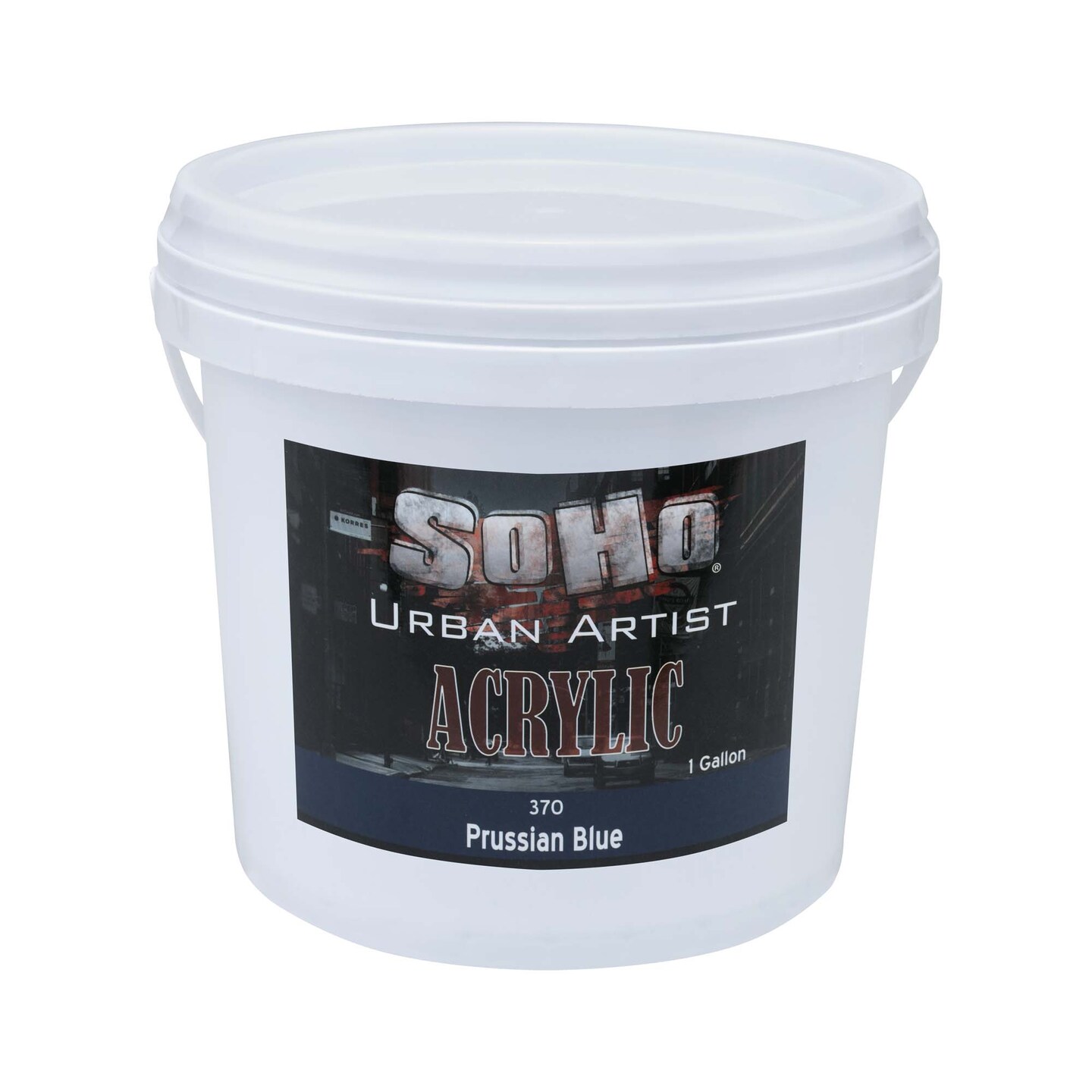 SoHo Urban Artist Heavy Body Acrylic Paint - 1 Gallon - Thick, Rich Color, Excellent Coverage, Professional Quality - Artists Acrylic Paint