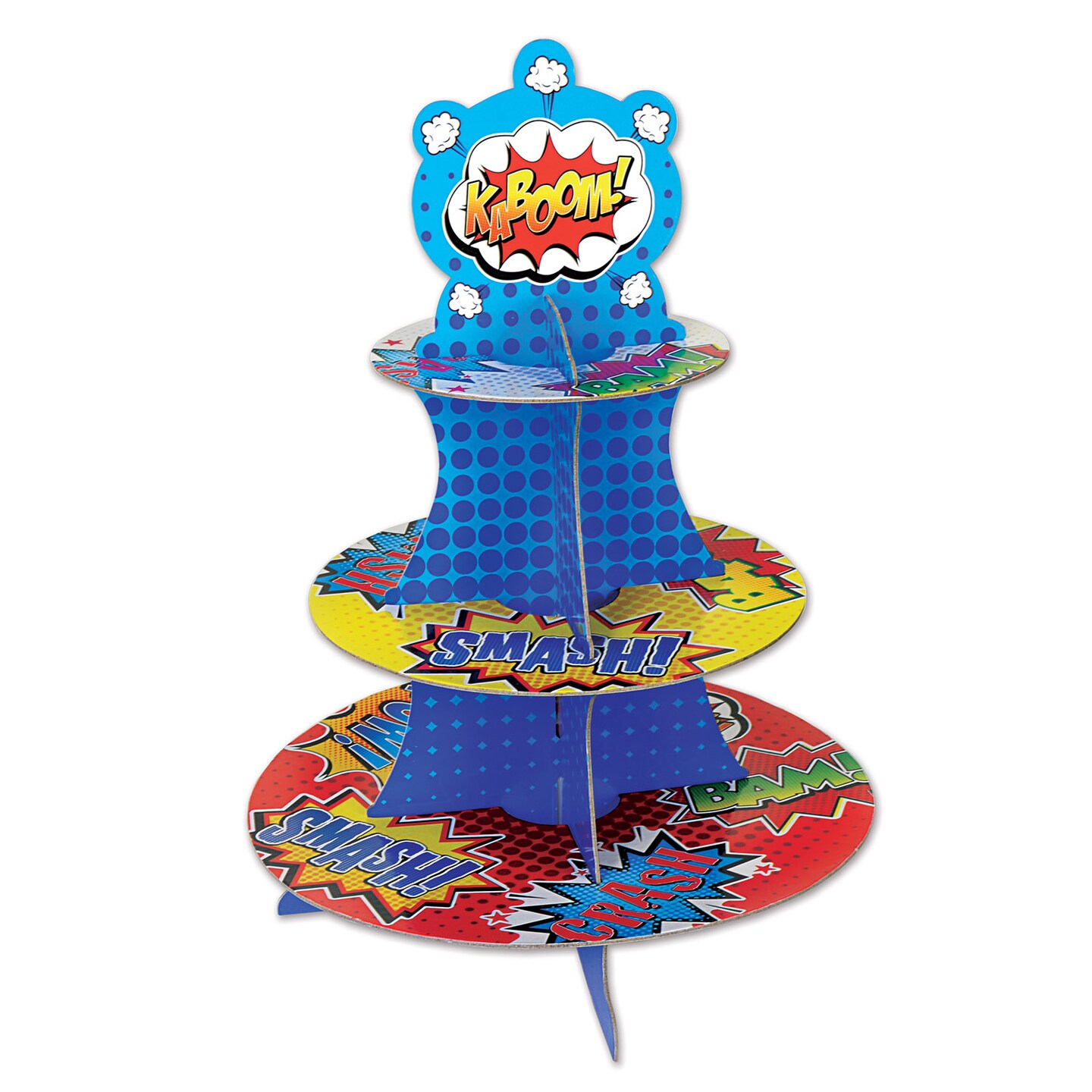 Beistle 16in. Hero Cupcake Stand - 12 Pack