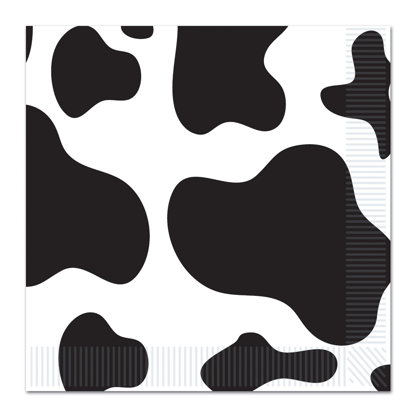 Beistle 3 Striscioni A Festone Con Stampa Mucca, Per Feste A Tema Western O Fattoria, In Plastica, Dimensioni 28x30 Cm Circa - 2