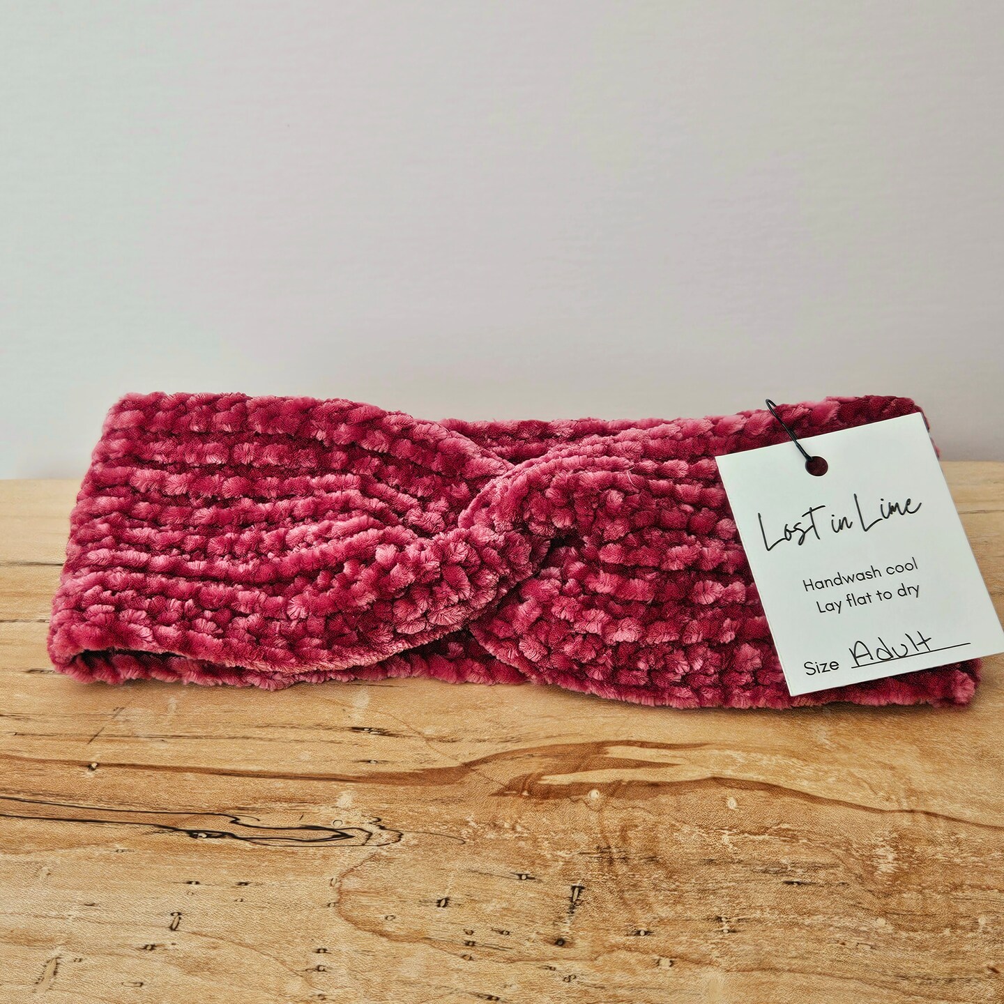 Handmade Crochet Woman\'s Twisted Headband Ear Warmer Easy Twisted Ear Warmer Crochet Tutorial | Bulky Yarn  main image 3
